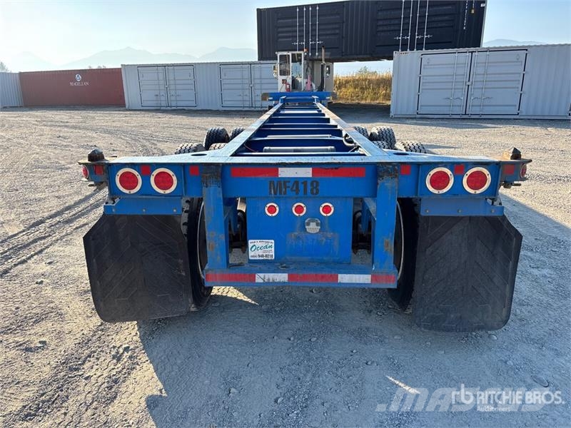CIMC GN40M3OTC00 40 ft Tri/A Container Trailer Reboques Containerframe