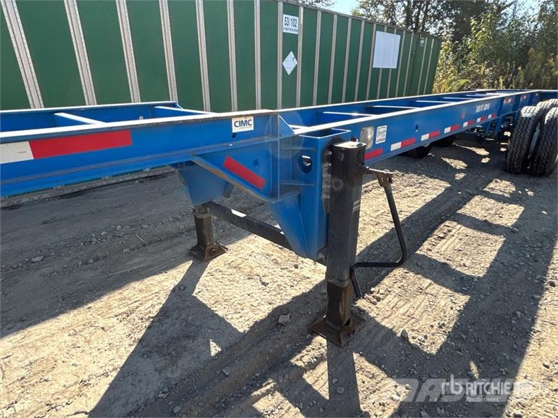 CIMC GN40M3OTC00 40 ft Tri/A Container Trailer Containerframe trailers