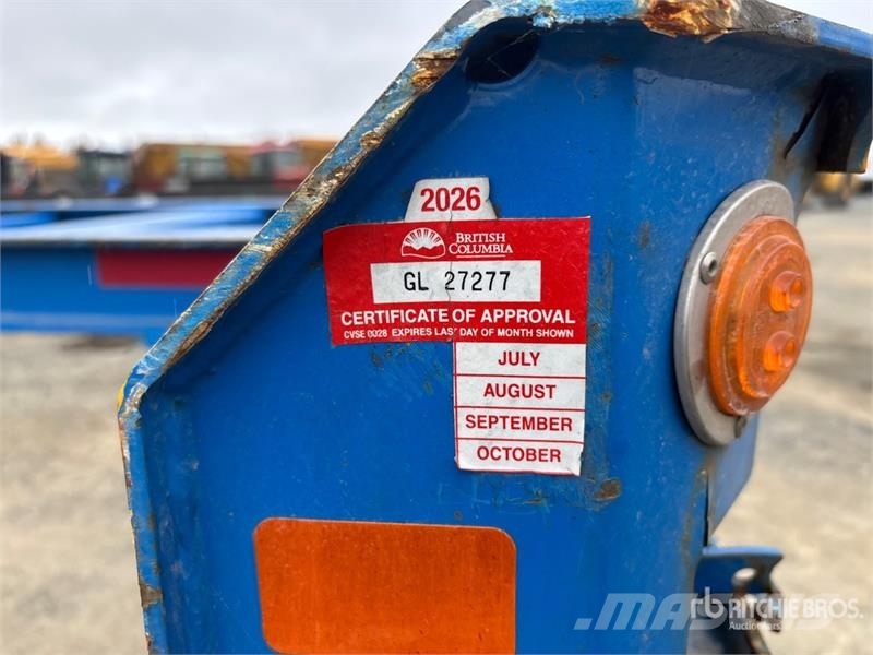 CIMC GN40M3OTC00 40 ft Tri/A Container Trailer Konteineriekrāvēji
