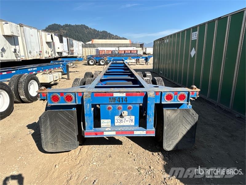 CIMC GN40M3OTC00 40 ft Tri/A Container Trailer Containerframe trailers