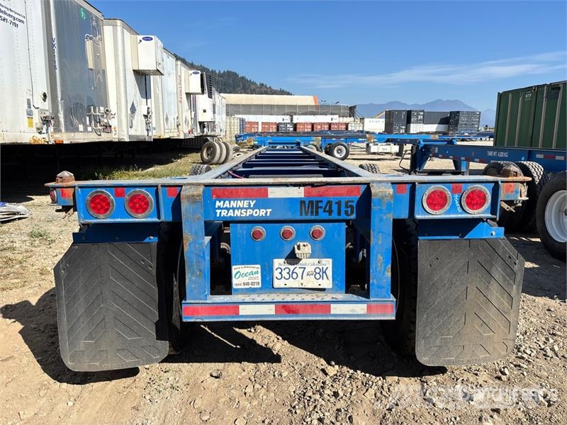 CIMC GN40M3OTC00 40 ft Tri/A Container Trailer Containerframe trailers