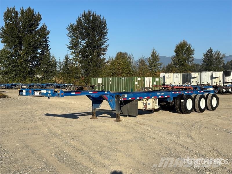 CIMC GN40M3OTC00 40 ft Tri/A Container Trailer Reboques Containerframe