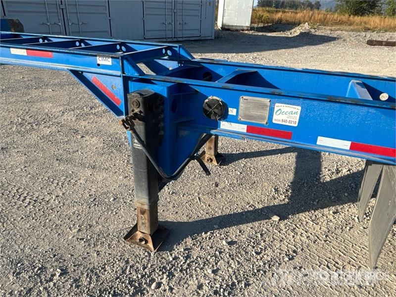 CIMC GN40M3OTC00 40 ft Tri/A Container Trailer Reboques Containerframe