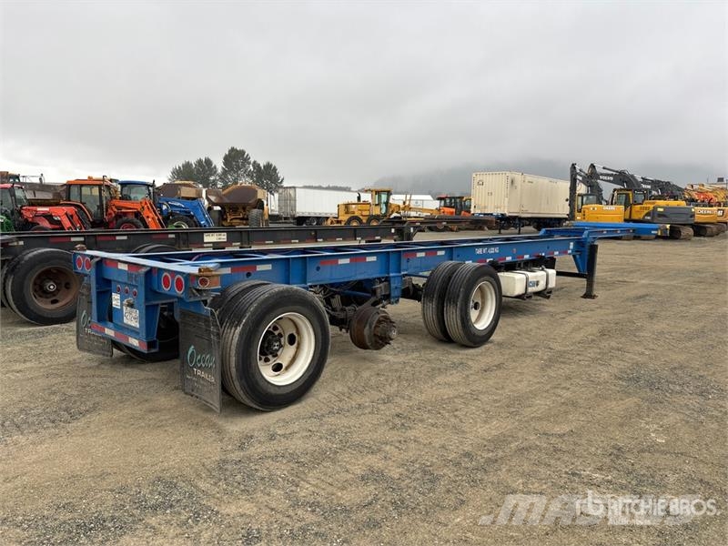 CIMC GN40M3OTC00 40 ft Tri/A Container Trailer Konteineriekrāvēji