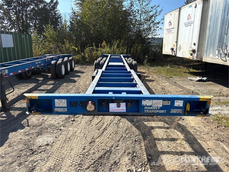 CIMC GN40M3OTC00 40 ft Tri/A Container Trailer Containerframe trailers