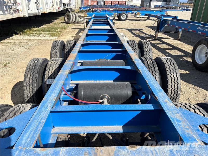 CIMC GN40M3OTC00 40 ft Tri/A Container Trailer Containerframe trailers