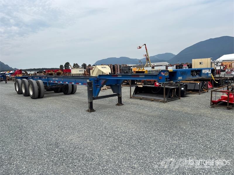 CIMC GN40M3OTC00 40 ft Tri/A Container Trailer Konteinerveohaagised