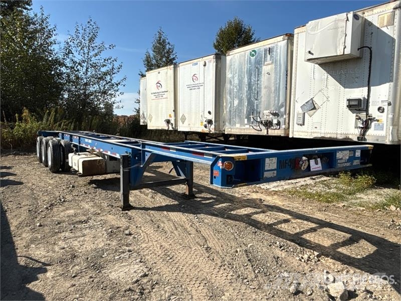CIMC GN40M3OTC00 40 ft Tri/A Container Trailer Containerframe trailers