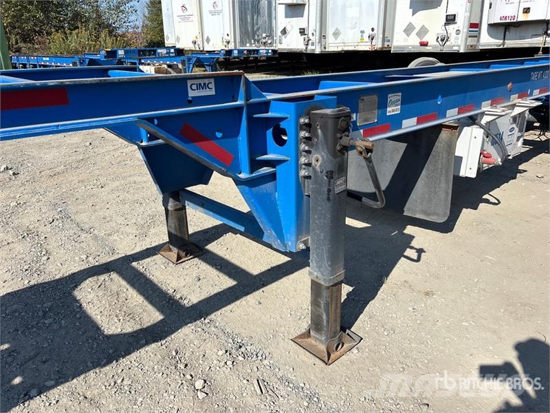 CIMC GN40M3OTC00 40 ft Tri/A Container Trailer مقطورات حاويات