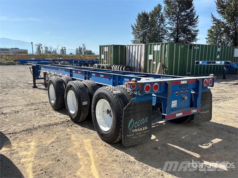 CIMC GN40M3OTC00 40 ft Tri/A Container Trailer مقطورات حاويات