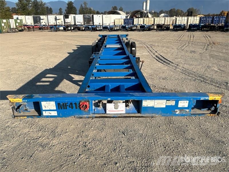 CIMC GN40M3OTC00 40 ft Tri/A Container Trailer Reboques Containerframe