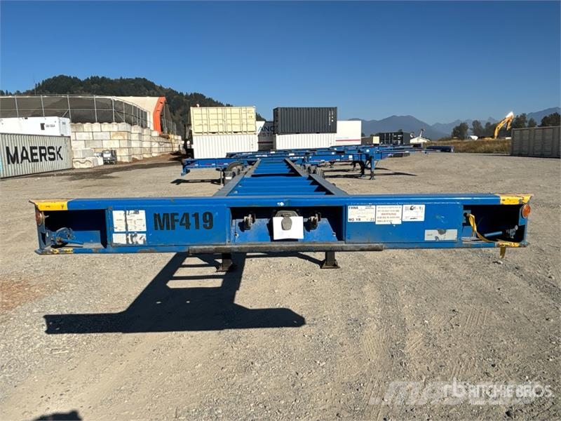 CIMC GN40M3OTC00 40 ft Tri/A Container Trailer Remolques portacontenedores