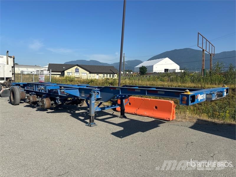 CIMC Tri/A Extendable Container Trailer Konteineriekrāvēji