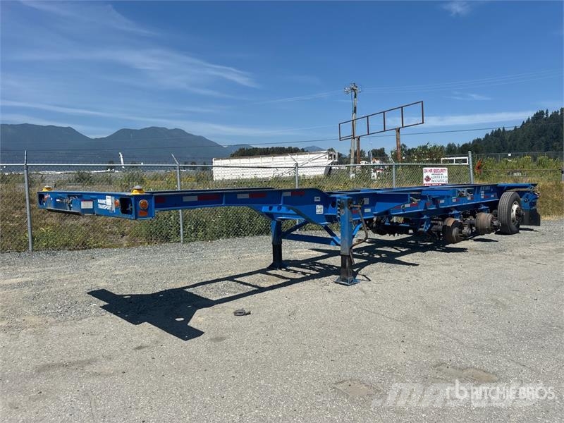 CIMC Tri/A Extendable Container Trailer Konteineriekrāvēji