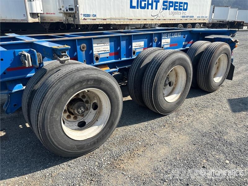 CIMC Tri/A Extendable Container Trailer Konteineriekrāvēji