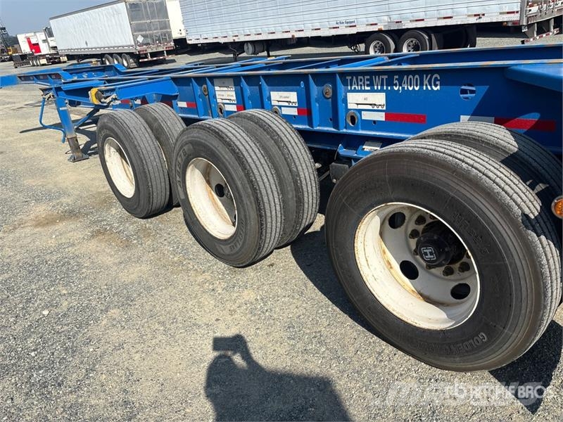 CIMC Tri/A Extendable Container Trailer Konteineriekrāvēji
