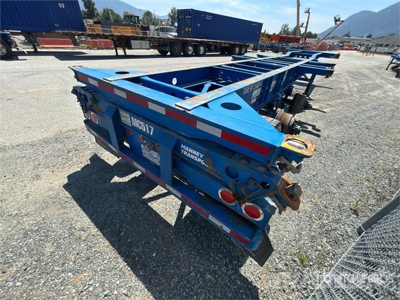 CIMC Tri/A Extendable Container Trailer Konteineriekrāvēji