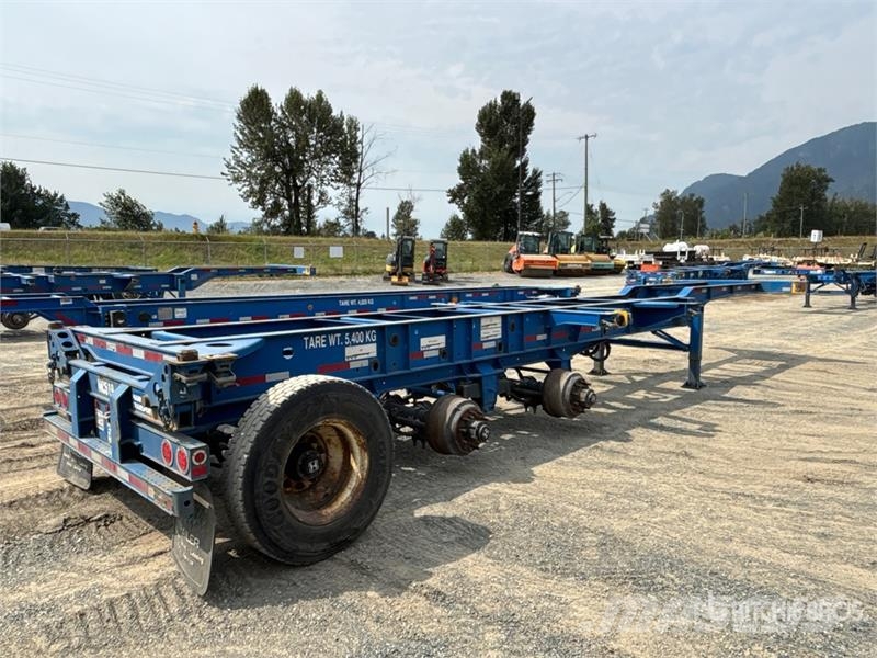 CIMC Tri/A Extendable Container Trailer Konteineriekrāvēji