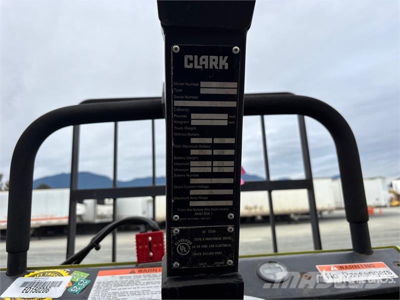 Clark 6000 lb Electric Pallet Jack Hand pallet truck