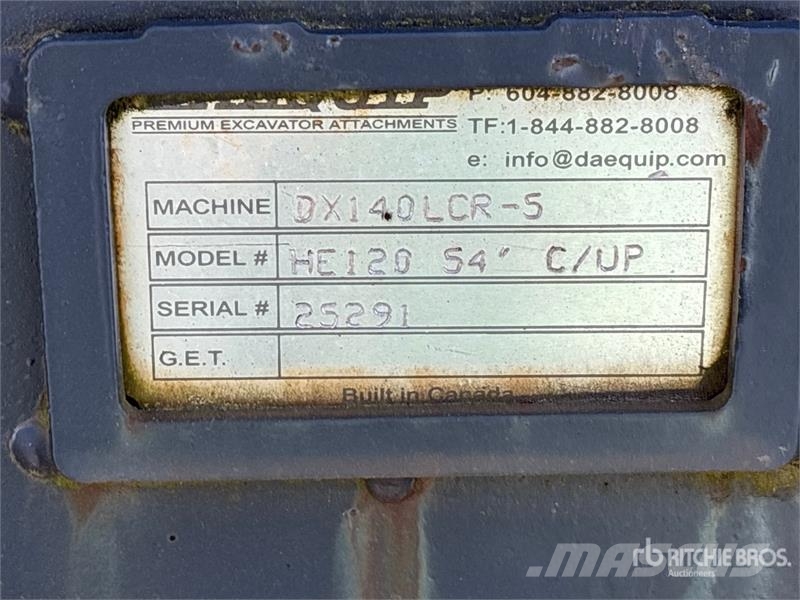 DaeQuip 50 in Cleanup Excavator Bucket Kauhat