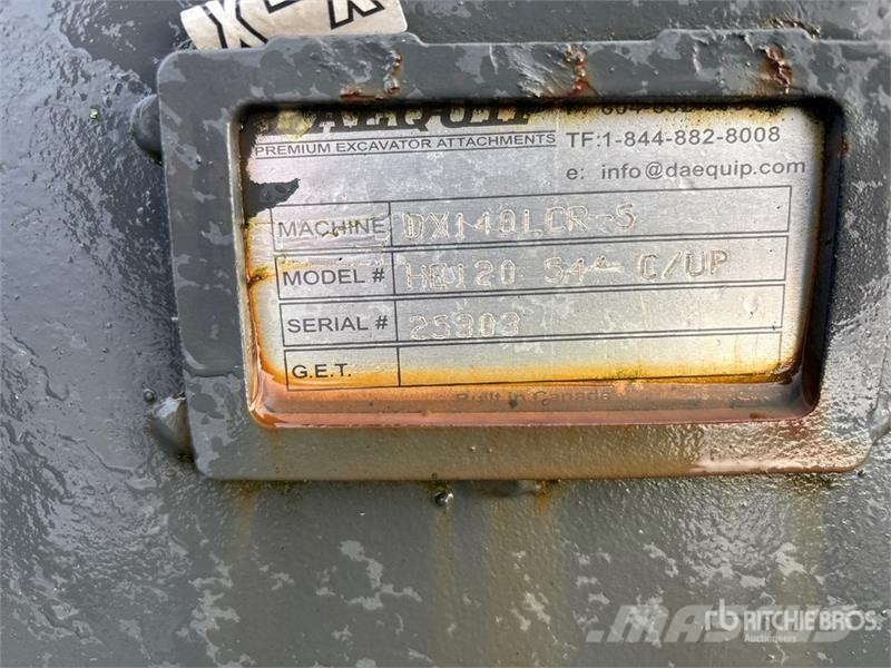 DaeQuip 50 in Cleanup Excavator Bucket Žlice