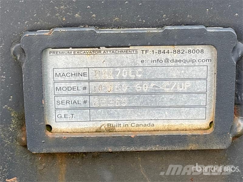 DaeQuip 58 in Cleanup Excavator Bucket Kauhat