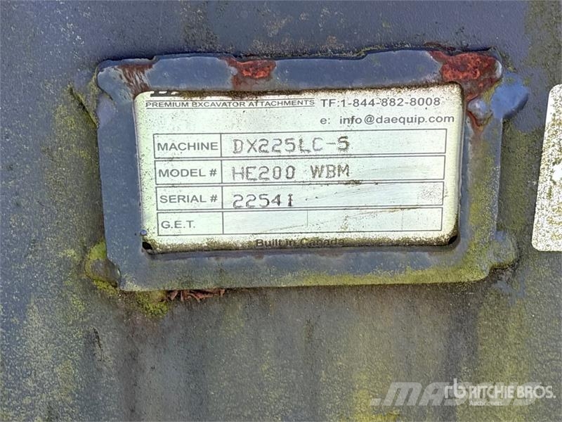 DaeQuip 58 in Cleanup Excavator Bucket Kauhat