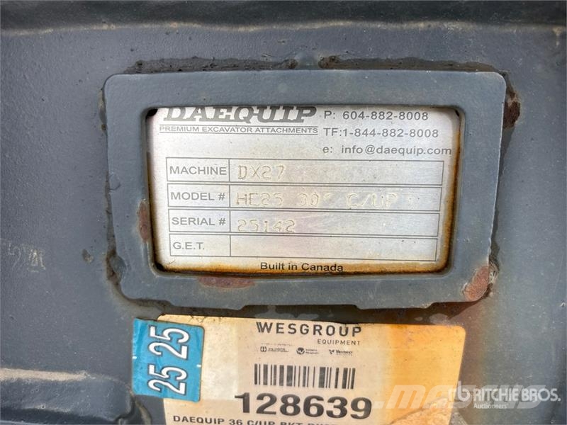 DaeQuip Cleanup Excavator Bucket (Unused) Kašike / Korpe