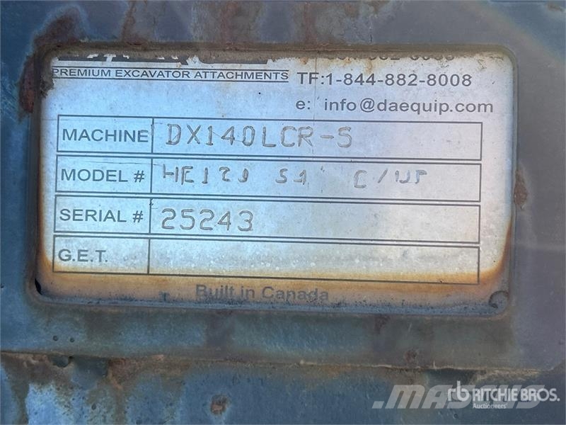 DaeQuip HE120 54 in Cleanup Excavator Bucket (Unused) Kauhat