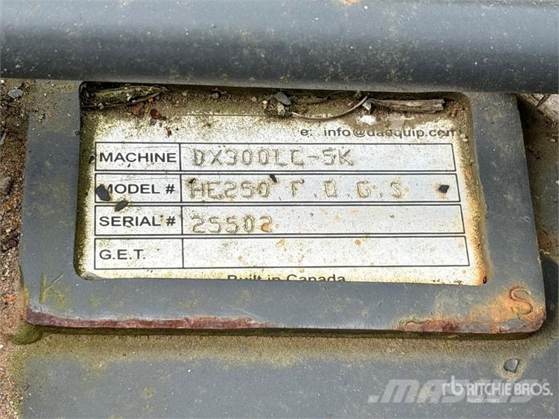 DaeQuip HE120 68 in Cab Guard Ostale komponente za građevinarstvo