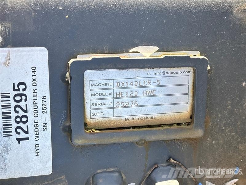 DaeQuip HE120 Quick Coupler (Unused) 퀵 커넥터