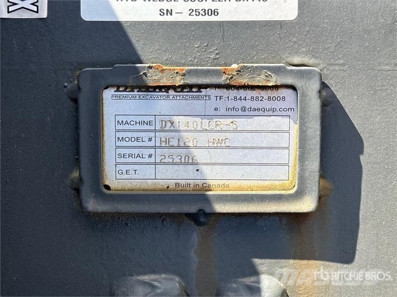 DaeQuip HE120 Quick Coupler (Unused) 퀵 커넥터