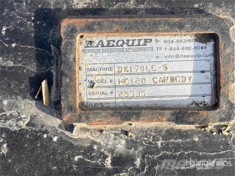 DaeQuip HE150 Excavator Belly Pan (Unused) Andre komponenter