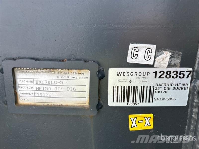DaeQuip HE15036 36 in Digging Excavator Bucket (Unused) Kašike / Korpe
