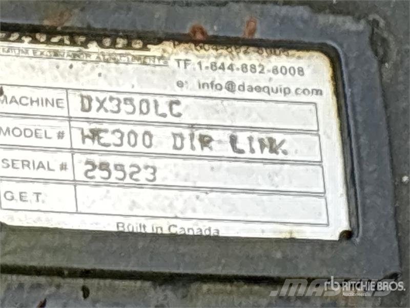 DaeQuip HE300 72 in Hydraulic Excavator Thumb Kašike / Korpe