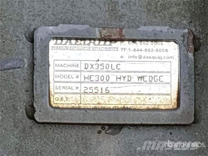 DaeQuip HE300 Quick Coupler Schnellwechsler