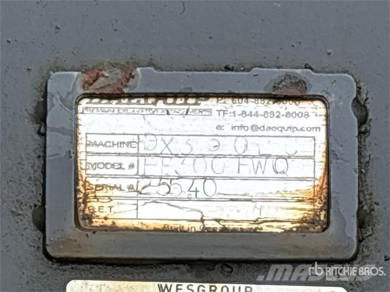DaeQuip HE300 Quick Coupler Schnellwechsler