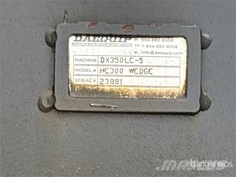 DaeQuip HE300 Quick Coupler Quick connectors