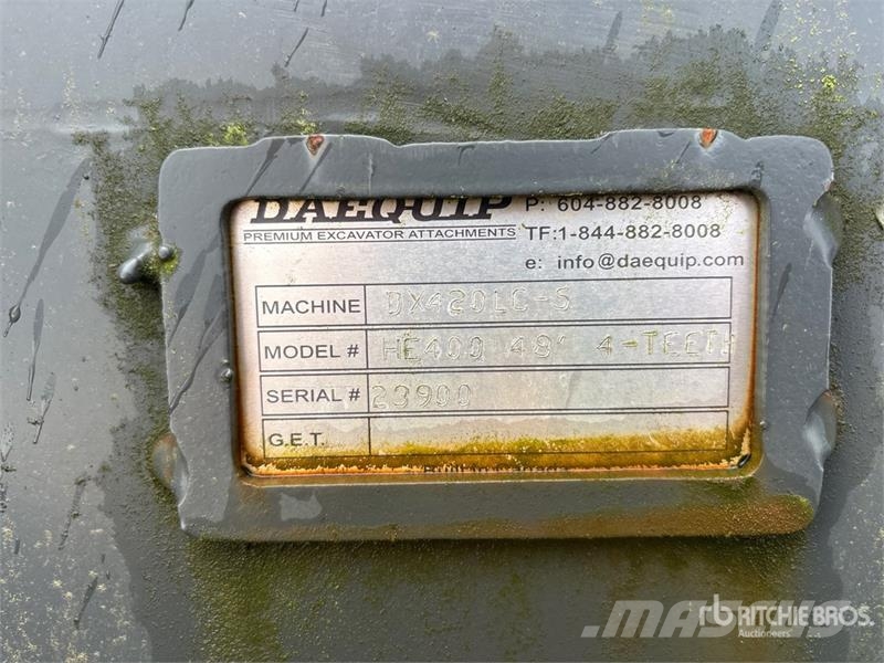 DaeQuip HE400 42 in Digging Excavator Bucket Žlice
