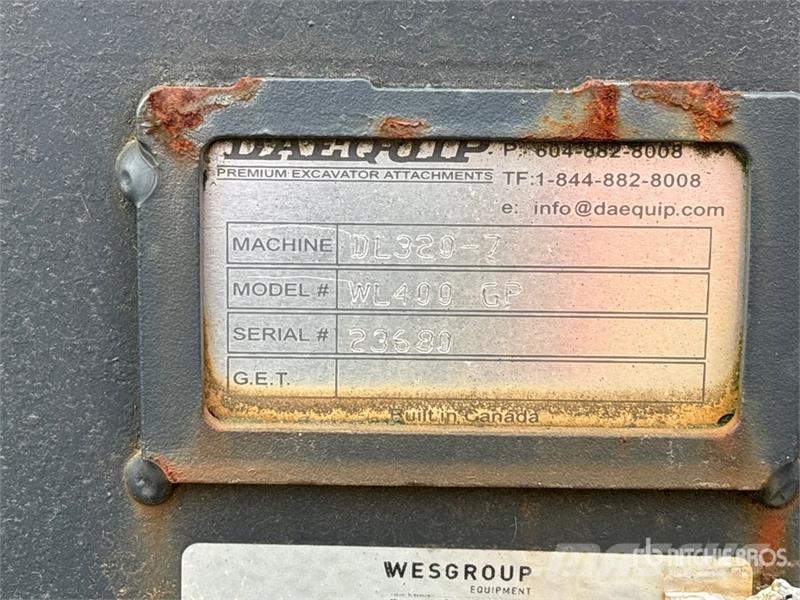 DaeQuip WL400GPBKT 116 in Wheel Loader Bucket Kauhat