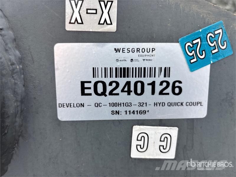 Develon QC-100H1G3-321 Excavator Coupler Hurtigkoblere