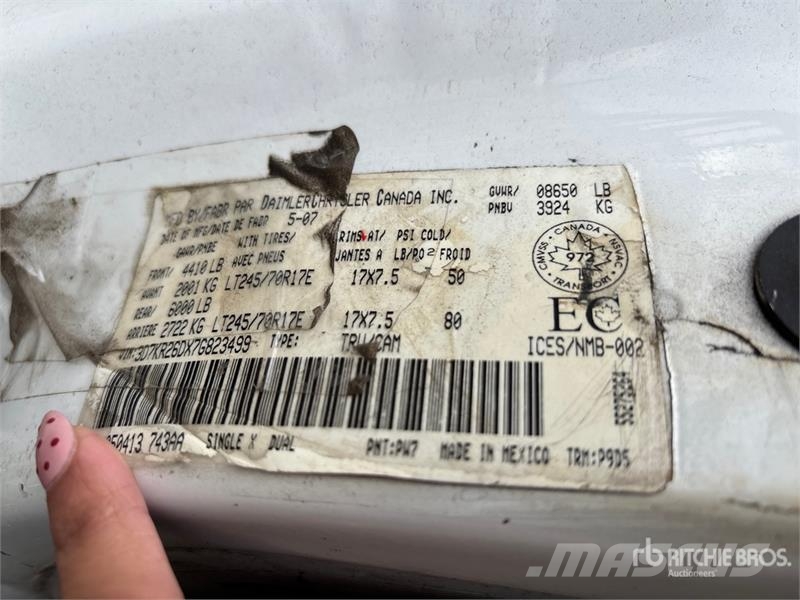 Dodge Ram 2500 4x2 Pickup Other
