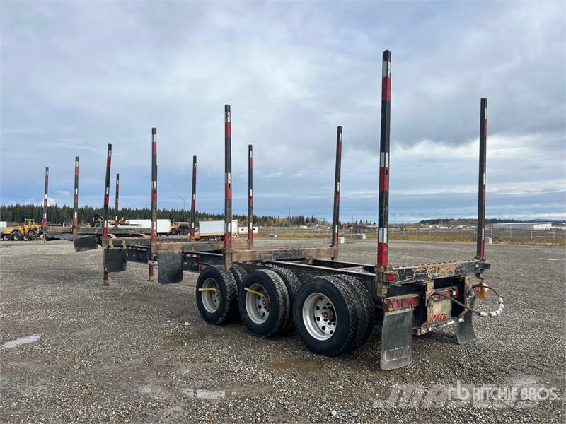 Doepker 51 ft Tri/A Hayrack Log Trailer Timber trailers