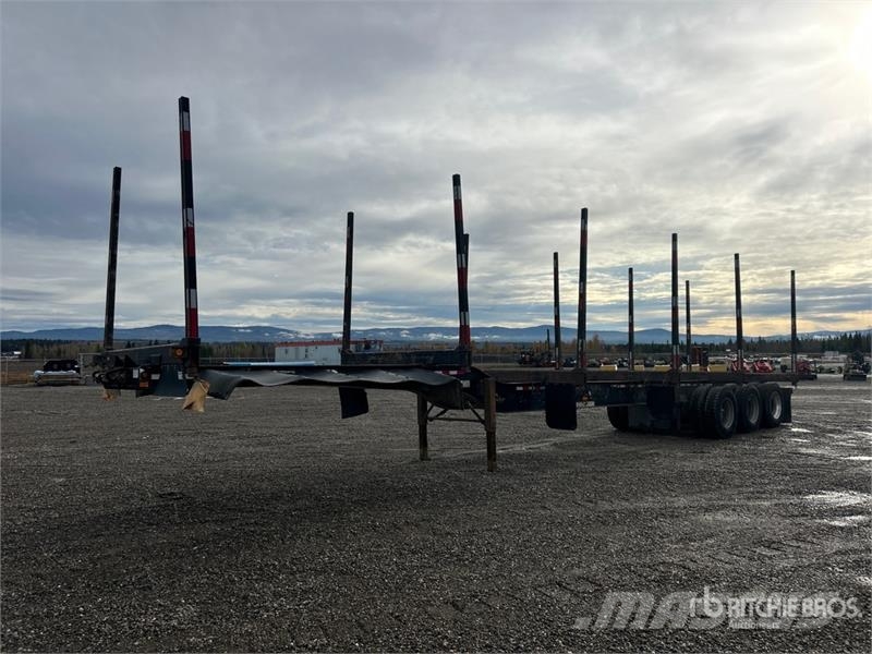 Doepker 51 ft Tri/A Hayrack Log Trailer Timber trailers