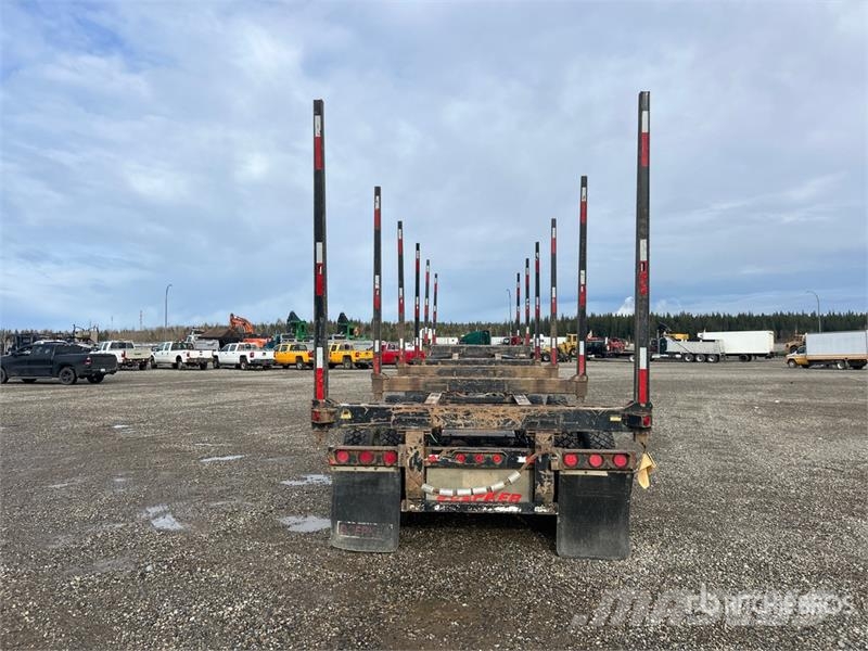 Doepker 51 ft Tri/A Hayrack Log Trailer Timber trailers