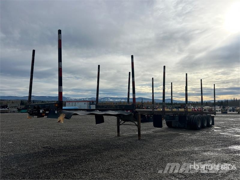 Doepker 51 ft Tri/A Hayrack Log Trailer Timber trailers