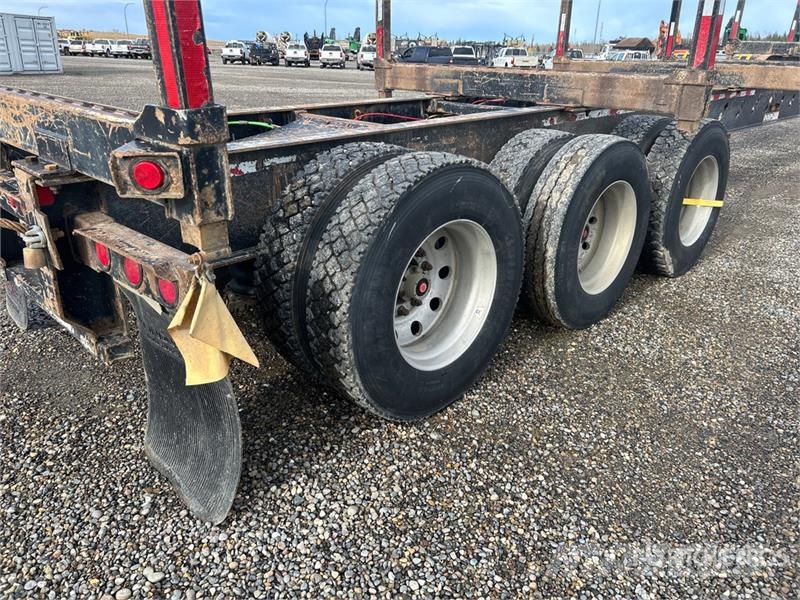 Doepker 51 ft Tri/A Hayrack Log Trailer Timber trailers
