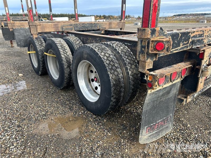 Doepker 51 ft Tri/A Hayrack Log Trailer Timber trailers