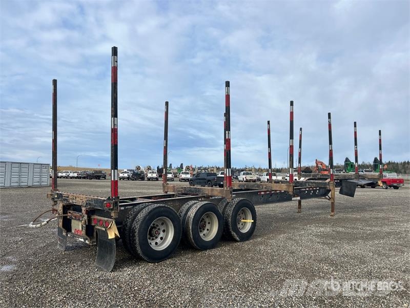 Doepker 51 ft Tri/A Hayrack Log Trailer Timber trailers