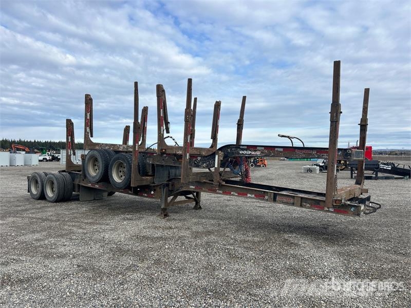 Doepker T/A B-Train Super B Lead Log Trailer مقطورات أشجار